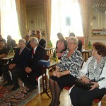 Delegace krátce před příchodem Miloše Zemana