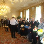 Uvítací ceremonie na Pražském hradě - každého účastníka prezident pozdravil osobně