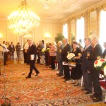 Uvítací ceremonie na Pražském hradě