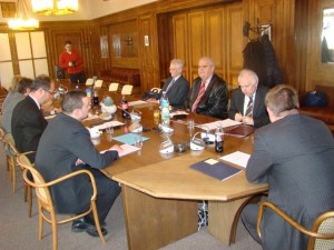 Delegace RS ČR při jednání s ministrem zdravotnictví