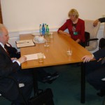 Delegace RS ČR během jednání s ministrem