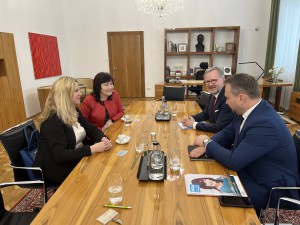 Setkání s premiérem ČR Petrem Fialou a vicepremiérem Marianem Jurečkou