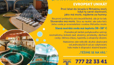 EVROPSKÝ UNIKÁT – „Mrtvé Moře“ PODHÁJSKÁ <a onclick="javascript:pageTracker._trackPageview('/downloads/wp-content/uploads/2026/06/mm.jpg');" href="https://www.rscr.cz/wp-content/uploads/2026/06/mm.jpg"><img class="alignnone size-medium wp-image-28476" title="mm" src="https://www.rscr.cz/wp-content/uploads/2026/06/mm-300x210.jpg" alt="" width="300" height="210" />…</a>
Proč létat do Izraele k Mrtvému moři, když ty samé vlastnosti, jako má moře, najdeme